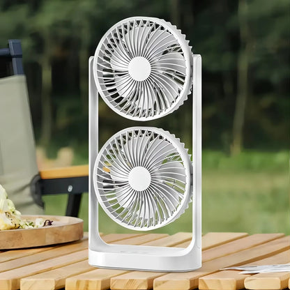 Inttox-Mini Ventilateur Tour Oscillant