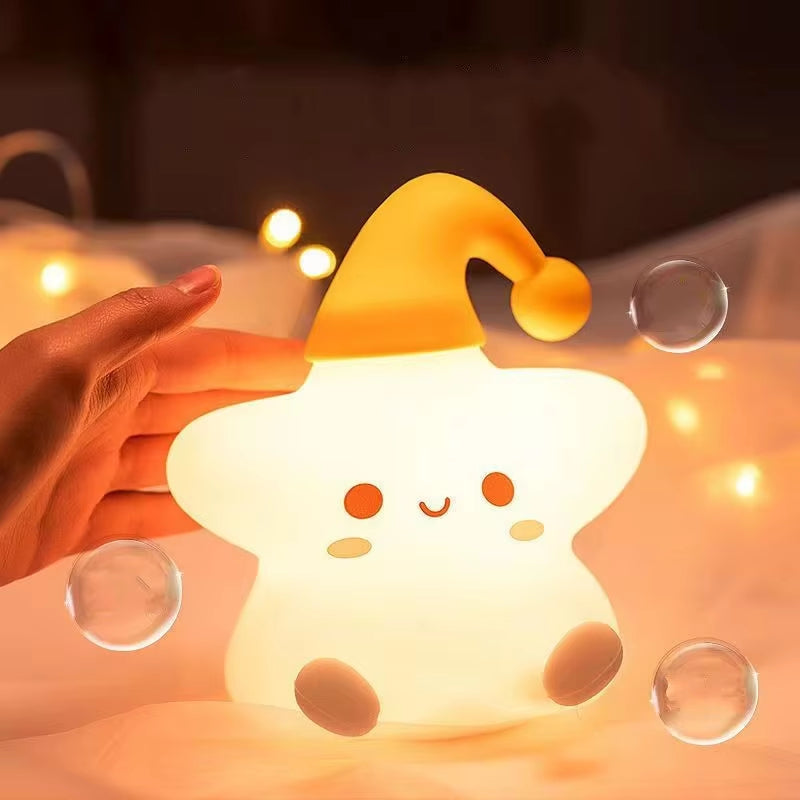 Inttox-🌟 Lampe LED en Silicone avec Petite Étoile