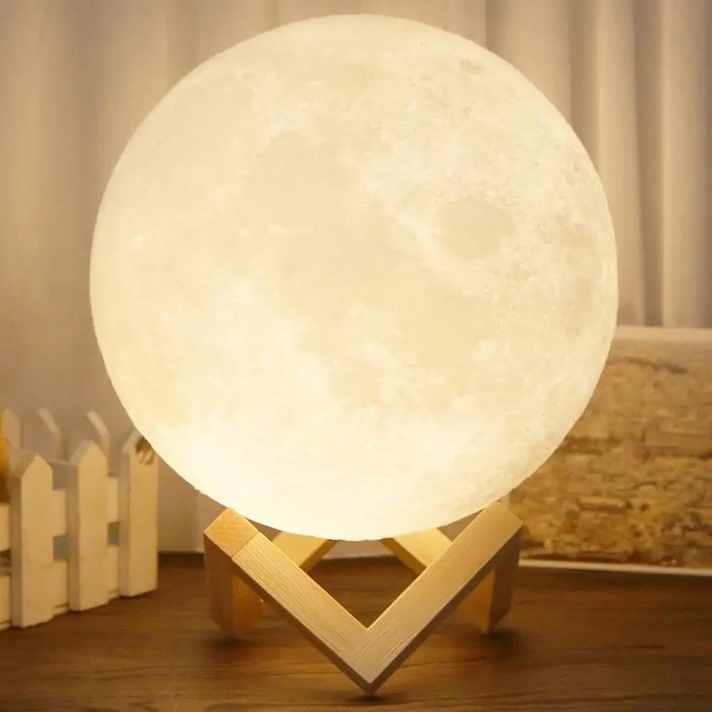 Inttox-Lune Magique - Lampe LED 3D