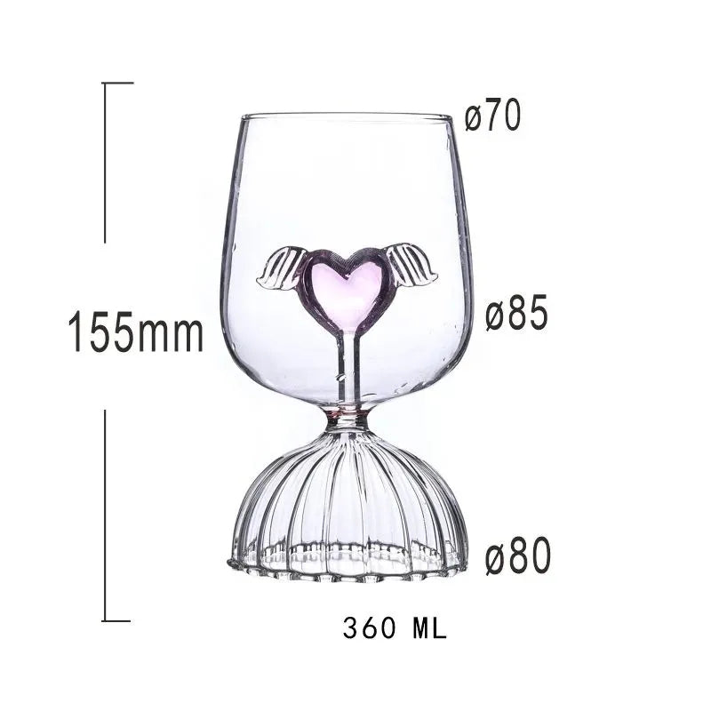 Inttox- Tasse à Jus Romantique Réutilisable 💖🍹