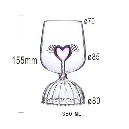 Inttox- Tasse à Jus Romantique Réutilisable 💖🍹