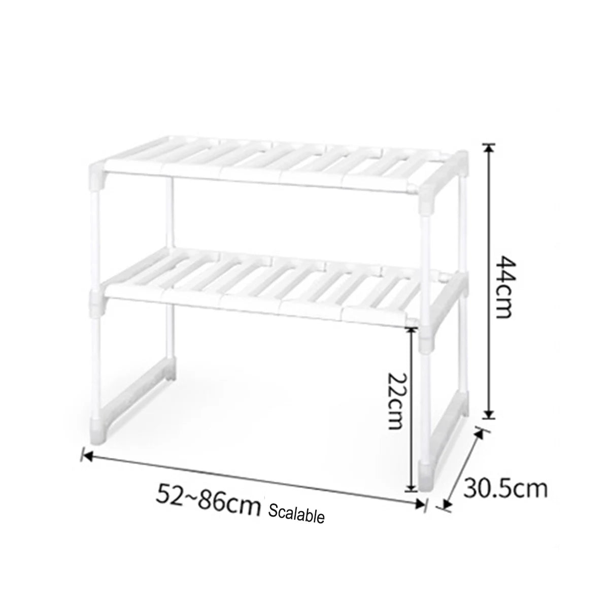 Extensible Sous-Évier Organisateur - Cuisine et Salle de Bain