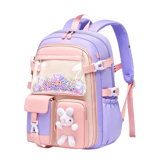 Inttox-🎒 Sac à Dos Scolaire Primaire Fille – Best-seller Léger & Tendance