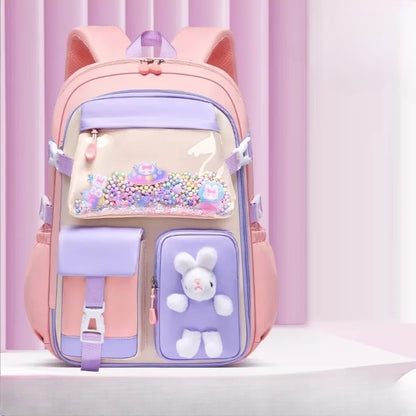 Inttox-🎒 Sac à Dos Scolaire Primaire Fille – Best-seller Léger & Tendance