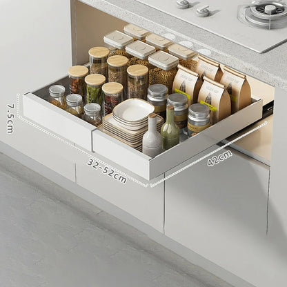 Inttox-Armoire Nervurée T1 pour Organisation et Rangement de Cuisine