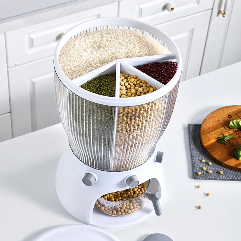 Inttox-🍚 Distributeur de Stockage de Cuisine en Plastique 🌿
