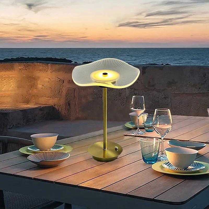 Inttox-Lampe de Table Créative Rechargeable avec Batterie, Tactile, pour Salle de Lecture, Chambre, Restaurant, Hôtel, Maison