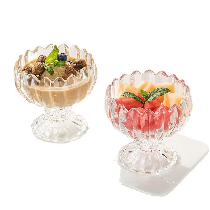 Inttox-Verre de Norme pour Crème Glacée et Dessert 6 piece