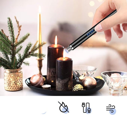 Inttox-🔥 Briquet à Bougie Rechargeable USB – Sécurité & Élégance au Bout des Doigts ⚡