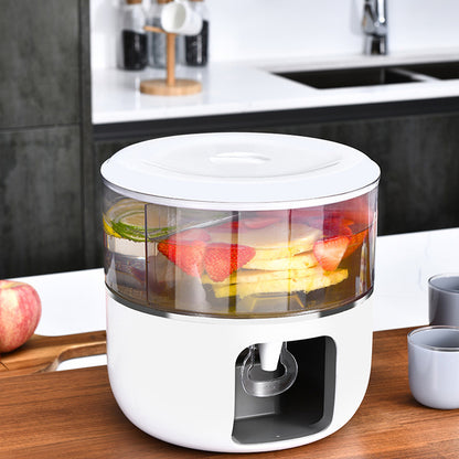 Inttox-Seau à Eau Personnalisé avec Robinet - Grand Seau à Boisson Froide
