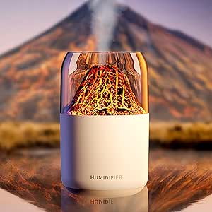 Inttox-💨 Humidificateur Volcan Silencieux – Effet Visuel & Air Purifié ✨