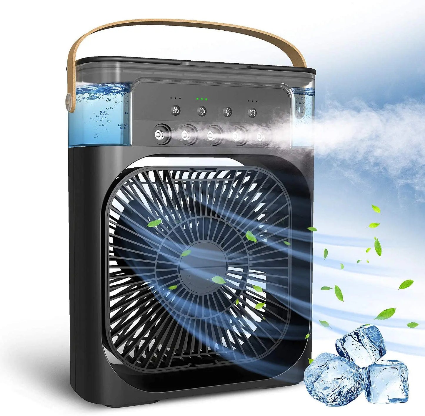 Inttox-Mini Ventilateur de Brume Portable 🧊