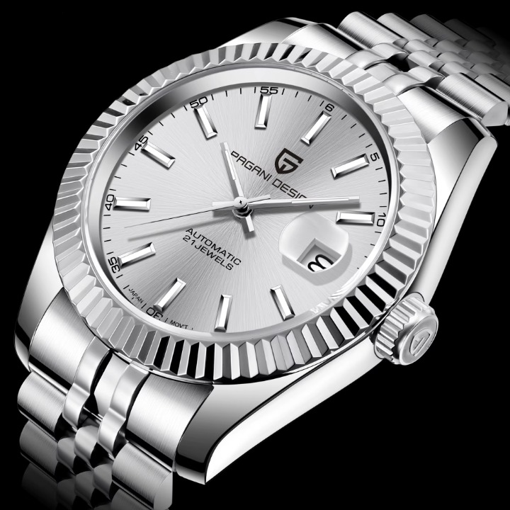 ⌚ PAGANI DESIGN – Montre Automatique Homme 👔 Style Business & Sport 🕰️ Bracelet Jubilé – Mouvement Japonais 🇯🇵 Étanche & Élégante
