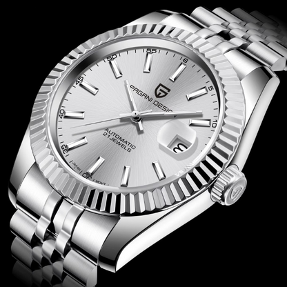 ⌚ PAGANI DESIGN – Montre Automatique Homme 👔 Style Business & Sport 🕰️ Bracelet Jubilé – Mouvement Japonais 🇯🇵 Étanche & Élégante