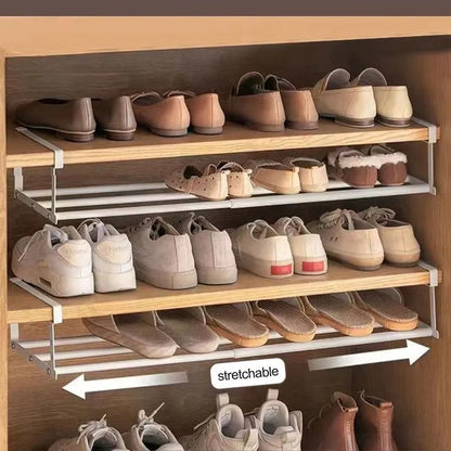 Inttox-Rangement de chaussures rétractable en acier au carbone, armoire polyvalente pour la maison 🏡