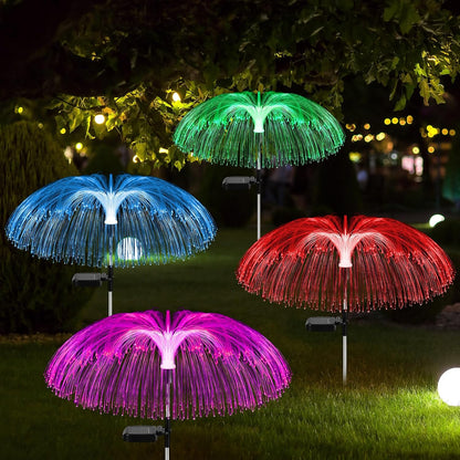 Inttox- Lampes solaires de jardin forme de méduses