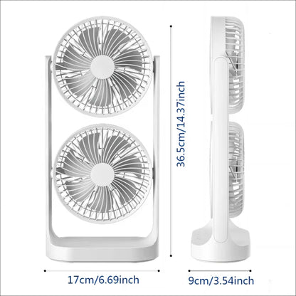 Inttox-Mini Ventilateur Tour Oscillant