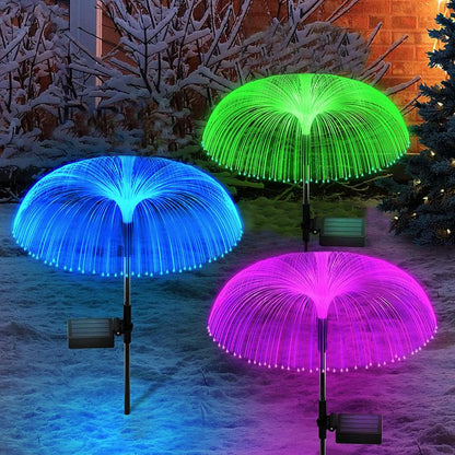 Inttox- Lampes solaires de jardin forme de méduses