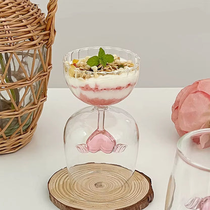 Inttox- Tasse à Jus Romantique Réutilisable 💖🍹