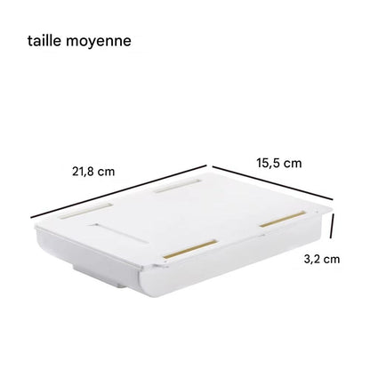 Inttox-Support de table auto-adhésif, rangement sous tiroir, porte-crayon ✏️