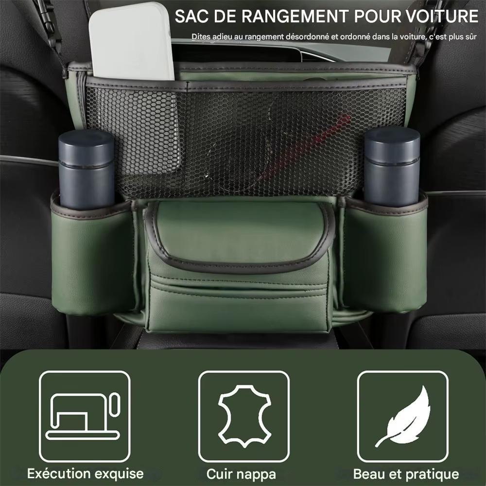 Inttox-Sac de Rangement en Cuir pour Siège de Voiture 🚗