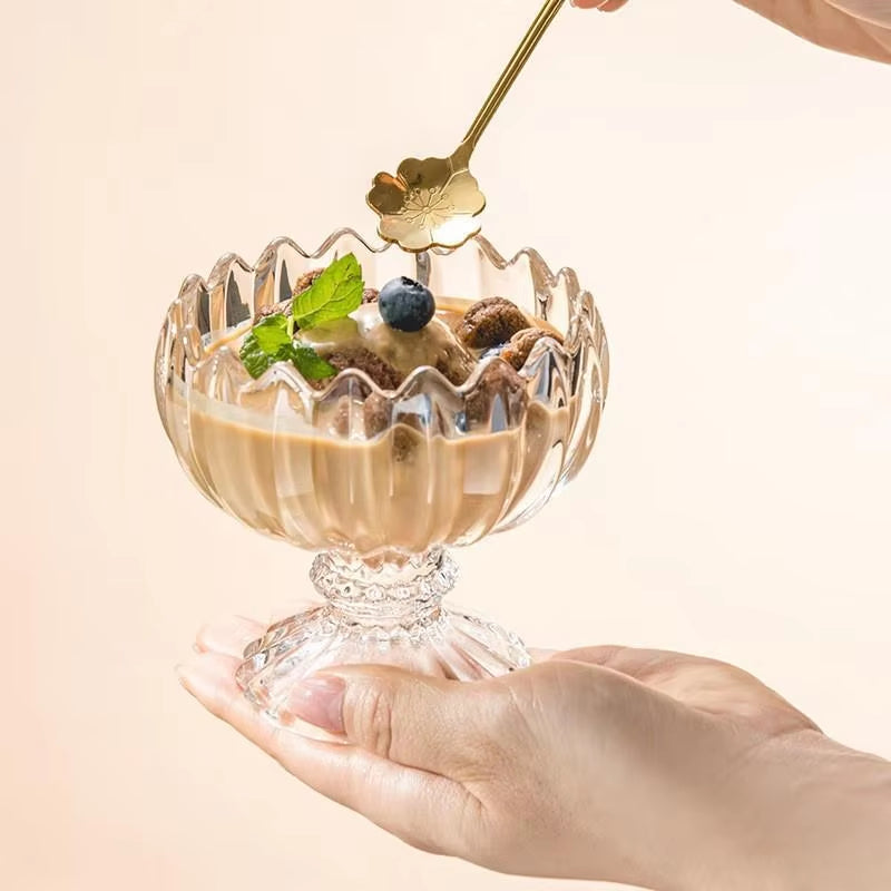 Inttox-Verre de Norme pour Crème Glacée et Dessert 6 piece