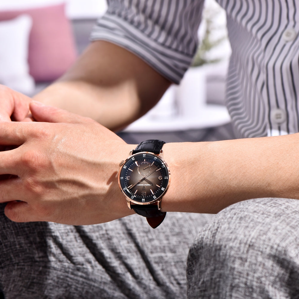 ⌚ PAGANI DESIGN 🕰️ Montre Automatique de Luxe pour Homme – Verre Saphir 💎 Mouvement Mécanique ⛓️ Étanche & Bracelet Acier Inoxydable