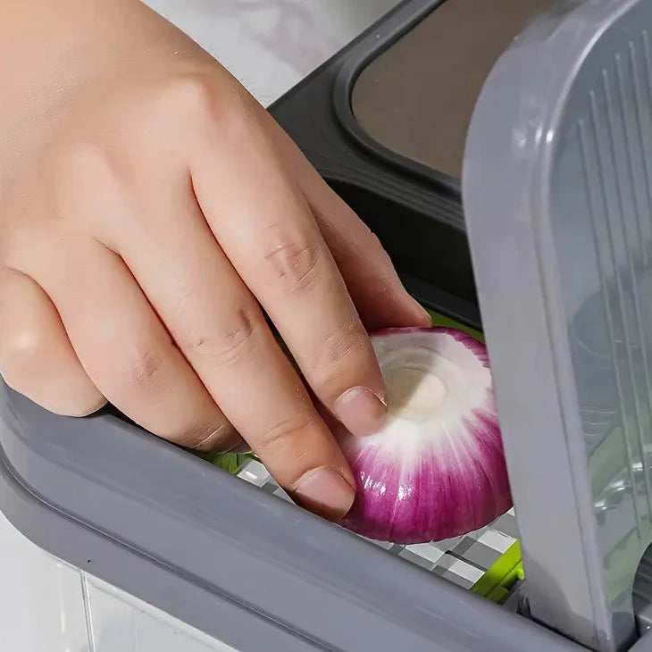 Inttox-🔪 Coupe-légumes Multifonction – Rapide, Pratique & Sûr 🍅