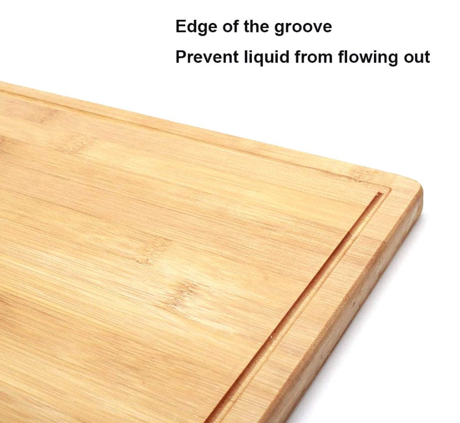 Inttox-Planche à Découper en Bambou Organique