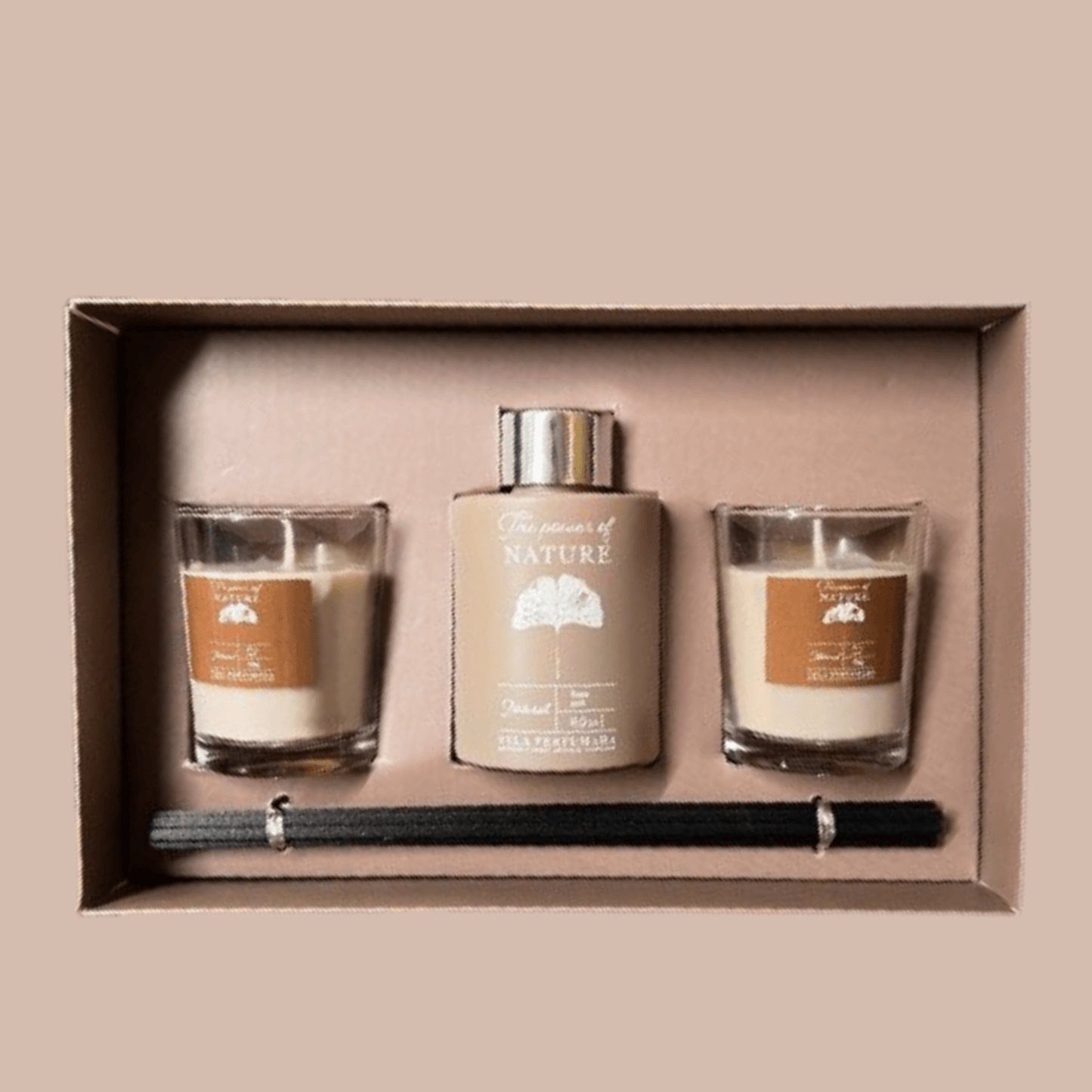 Inttox-Coffret Cadeau Premium Bougies et Diffuseur - Senteur Sophistiquée