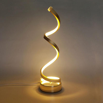 Inttox-Lampe de Table en Spirale Minimaliste Moderne