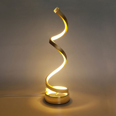 Inttox-Lampe de Table en Spirale Minimaliste Moderne