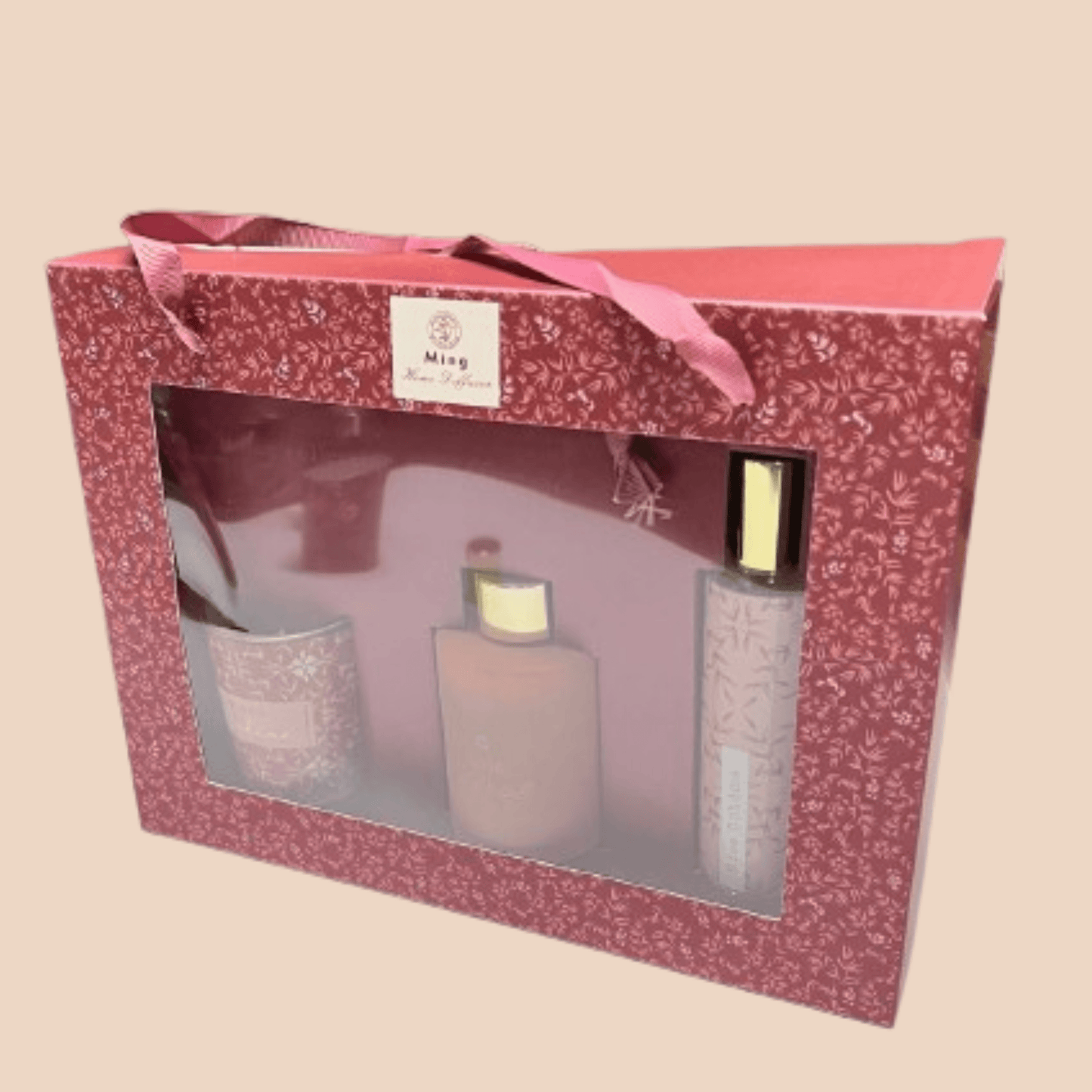 Inttox-Collection Cadeau Floral - Set de Parfums et Bougies Édition Élégante
