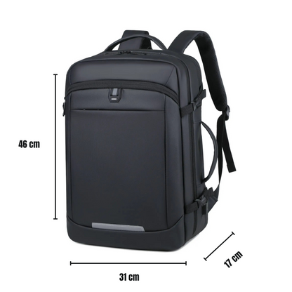 Inttox-Sac à Dos de Voyage Extra Large pour Ordinateur Portable avec Port de Charge USB