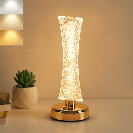 Inttox-Lampe de Table Créative en Cristal pour Chambre à Coucher