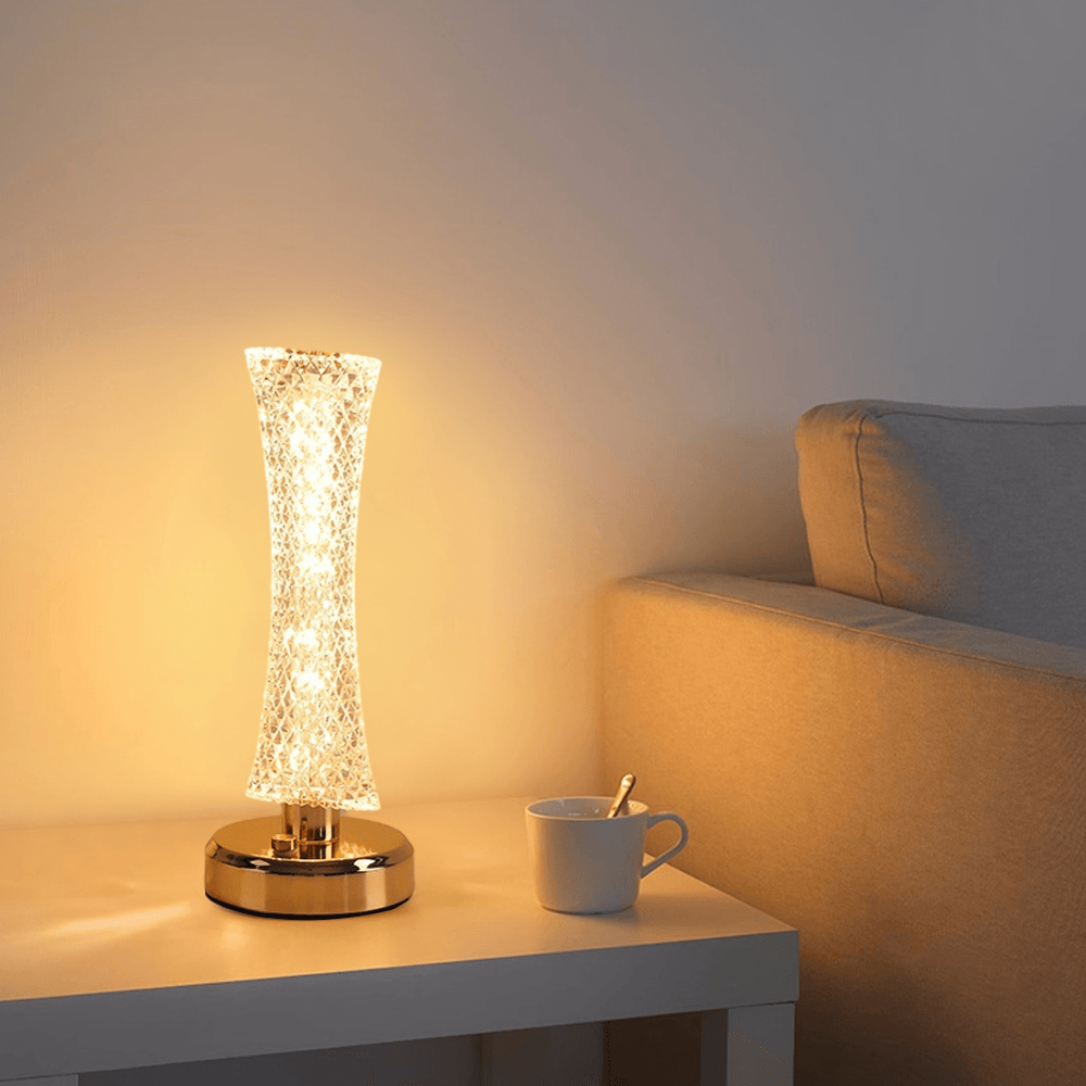 Inttox-Lampe de Table Créative en Cristal pour Chambre à Coucher