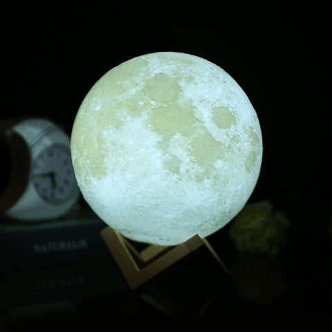 Inttox-Lampe Lune LED 3D Veilleuse Colorée pour Enfants - Inttox