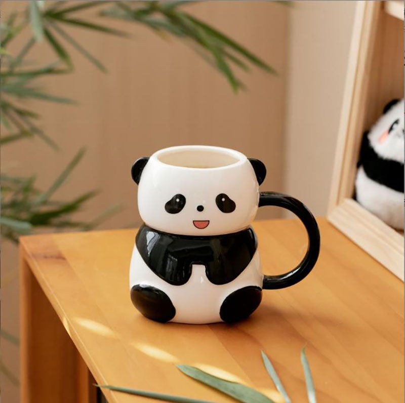Inttox-🐼  2 Tasse en Céramique Panda –  ☕✨