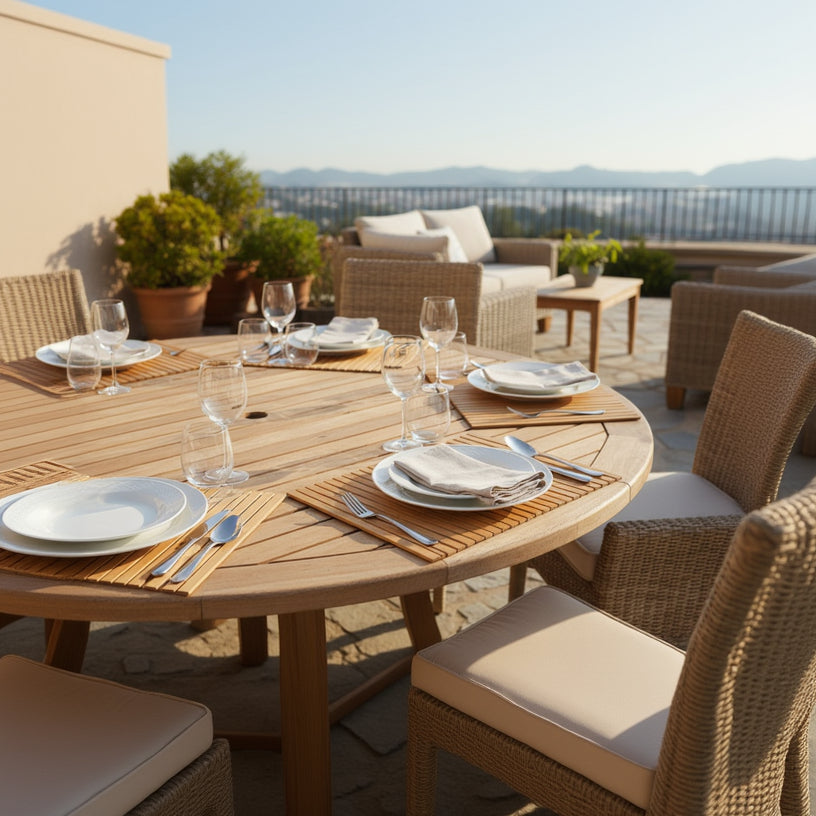 Inttox-Tapis de Bain en Bois Naturel INTTOX