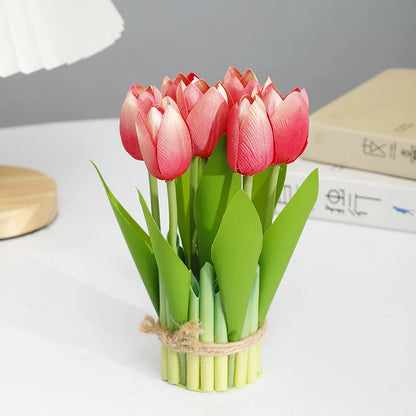 Inttox-🌷 Bouquet de Tulipes Artificielles 7 Têtes