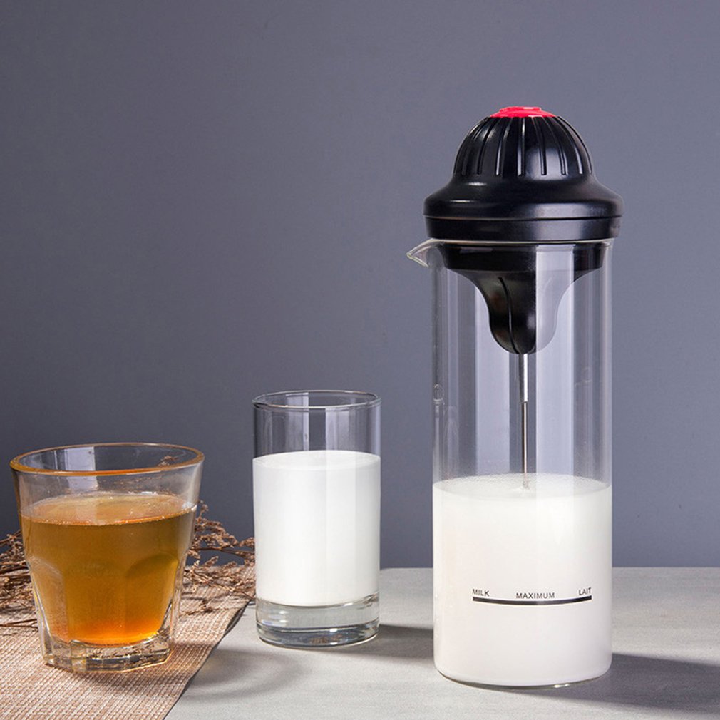 Mousseur à Lait Automatique avec Mélangeur Multifonction pour Café, Lait et Œufs – Outil Pratique pour la Cuisine