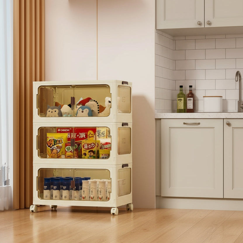 Inttox-Boîte de Rangement Plastique Transparent