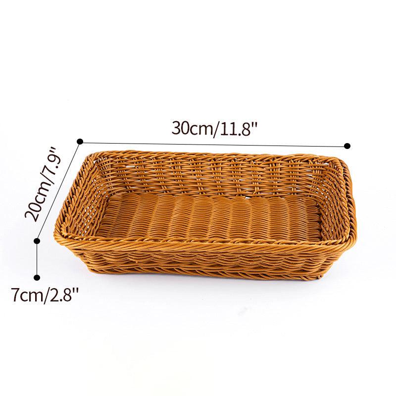 Inttox-Paniers de Rangement Tissés Polyvalents