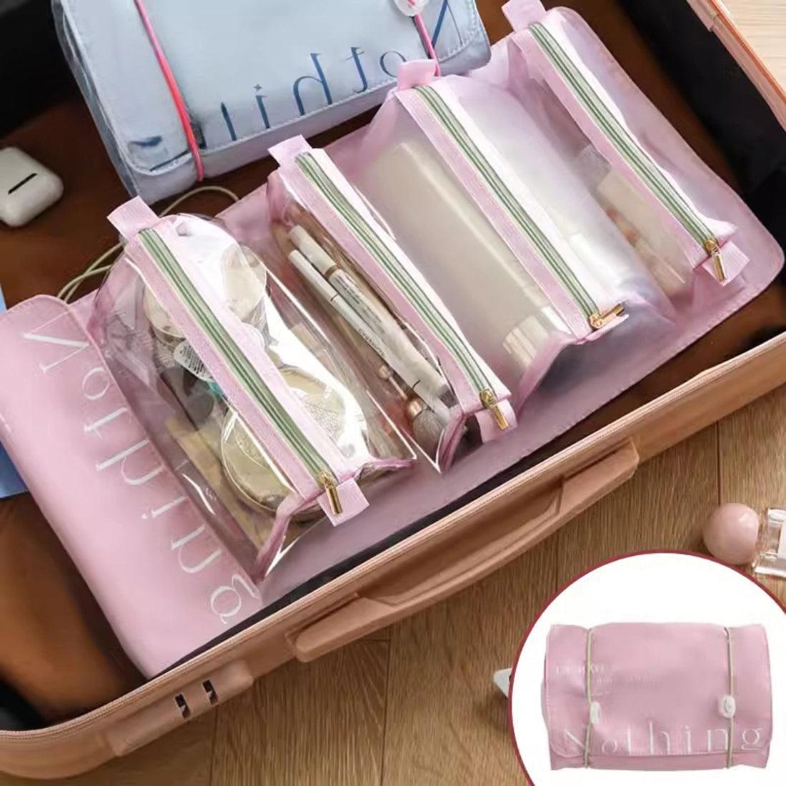 Inttox-Trousse de Toilette Détachable pour Organisation de Pinceaux de Maquillage