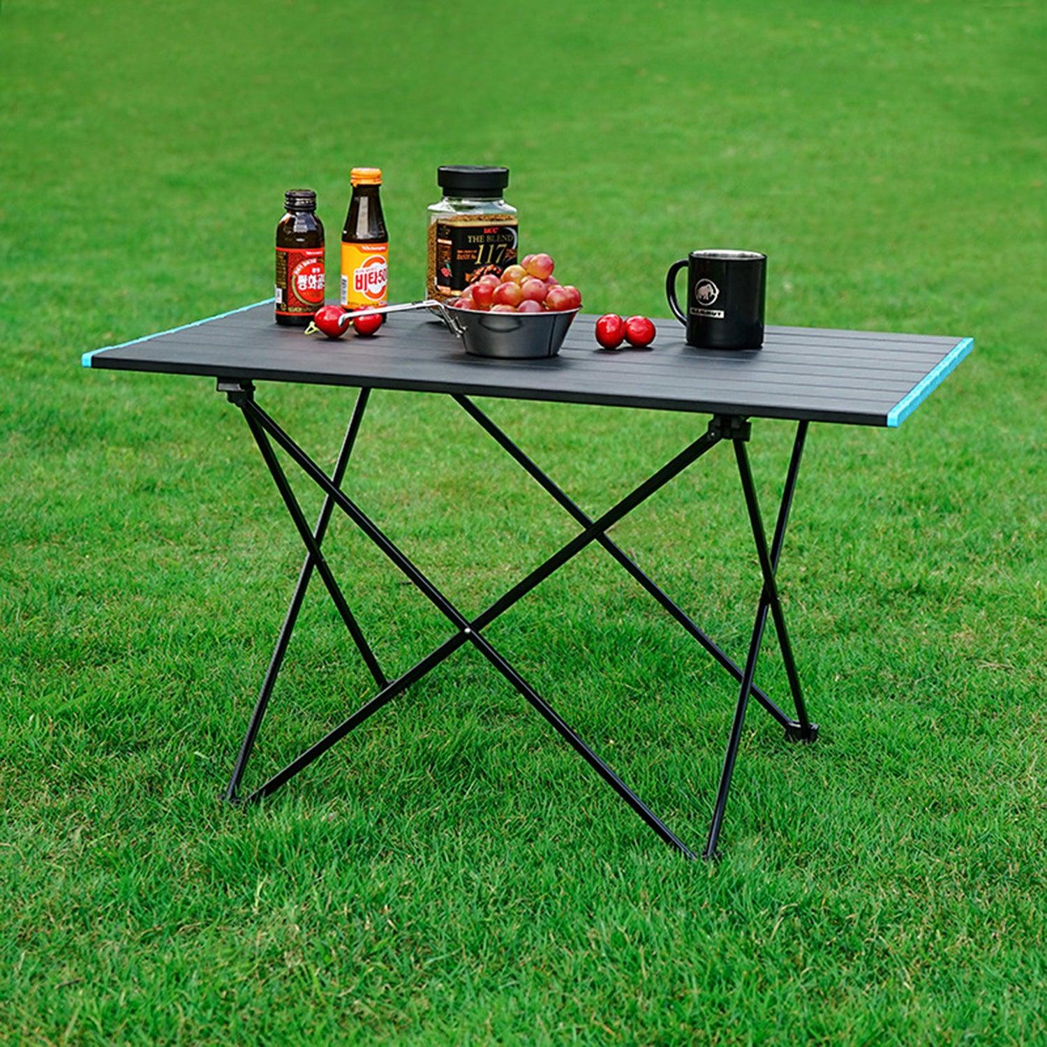 Inttox-Table Pliante d'Extérieur Ultralégère pour Barbecue et Camping - Inttox