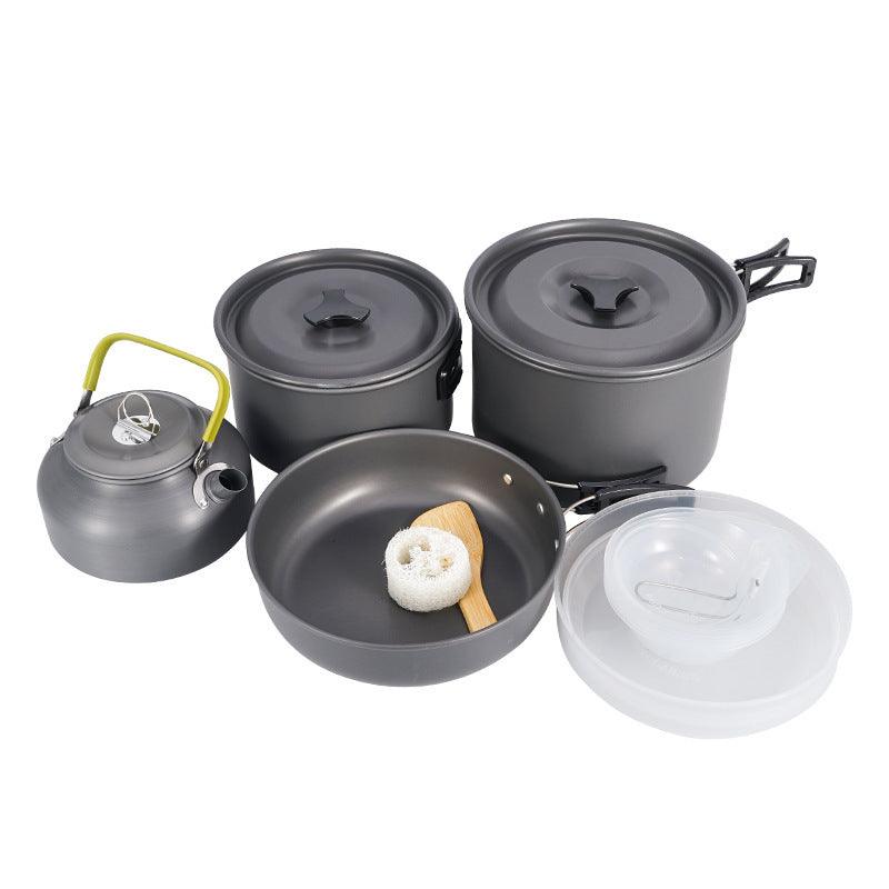 Inttox-Ustensile de Cuisine de Camping Portable en Alliage d'Aluminium - Inttox