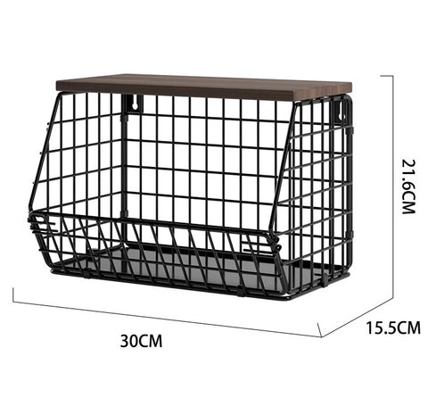 Inttox-Cadre de Rangement Multifonctionnel Empilable pour Légumes et Fruits, Panier de Rangement pour Salle de Bain, 2 Pièces