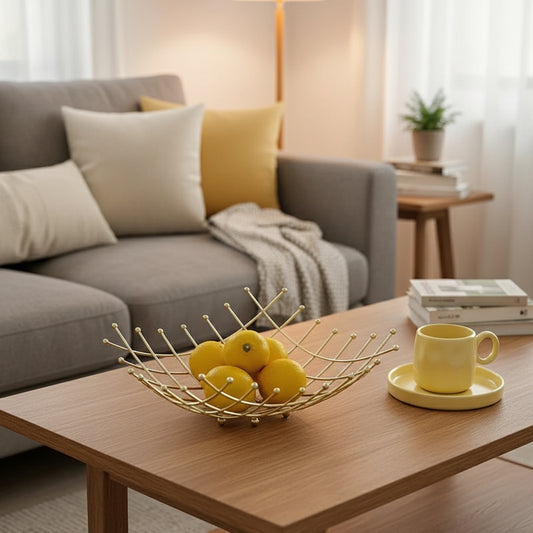 Inttox-🍇 Plateau à Fruits en Acier Inoxydable Élégant