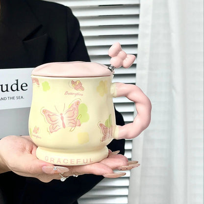 Inttox-🦋 Tasse en céramique papillon Inttox – 2 piece ✨