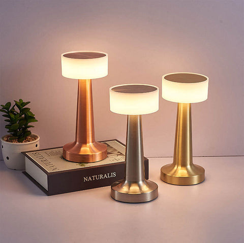 Inttox-Lampe de Table en Métal à Variation Tactile pour une Ambiance Chaleureuse - Inttox